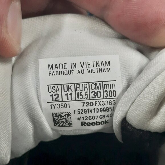 Reebok Zig Kinetica II Men's Running Shoes Size 12 2020 Peace Day Style FX3363 - Picture 7 of 9